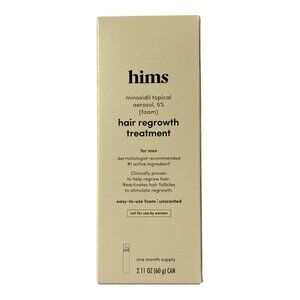 Hims Men's 5% Minoxidil Foam Hair Regrowth Treatment exp 2027 Sealed New In Box
